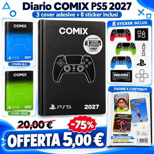 Comix diario scuola ps5 - diario,